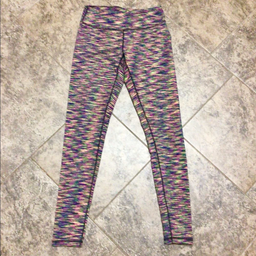 ZELLA SPACE DYE MULTI COLOR RAINBOW LIVE IN LEGGINGS